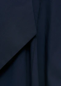 Knot detail shirt dress