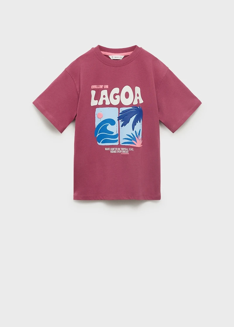 Short-sleeved printed t-shirt