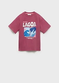 Short-sleeved printed t-shirt