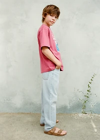 Short-sleeved printed t-shirt