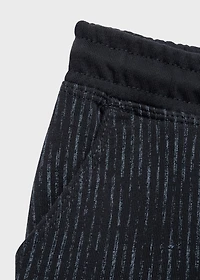 Printed cotton bermuda shorts