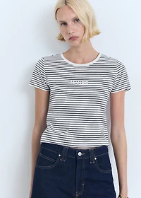 Striped logo T-shirt