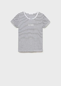 Striped logo T-shirt