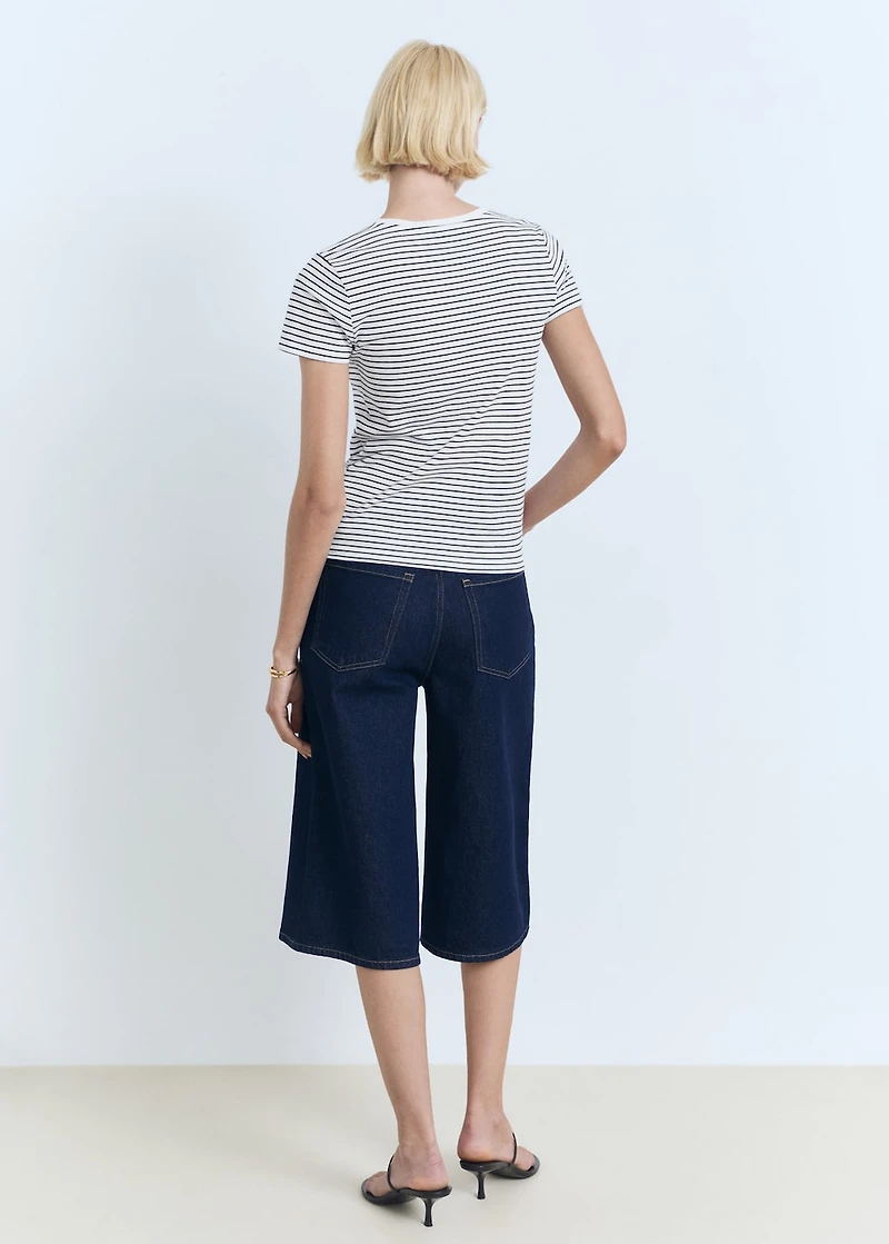 Striped logo T-shirt