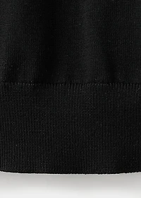 Cotton fine-knit t-shirt