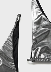 Metallic bikini bottom