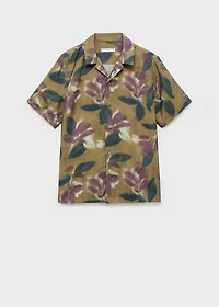 Printed short-sleeved shirt