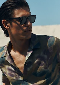 Printed short-sleeved shirt