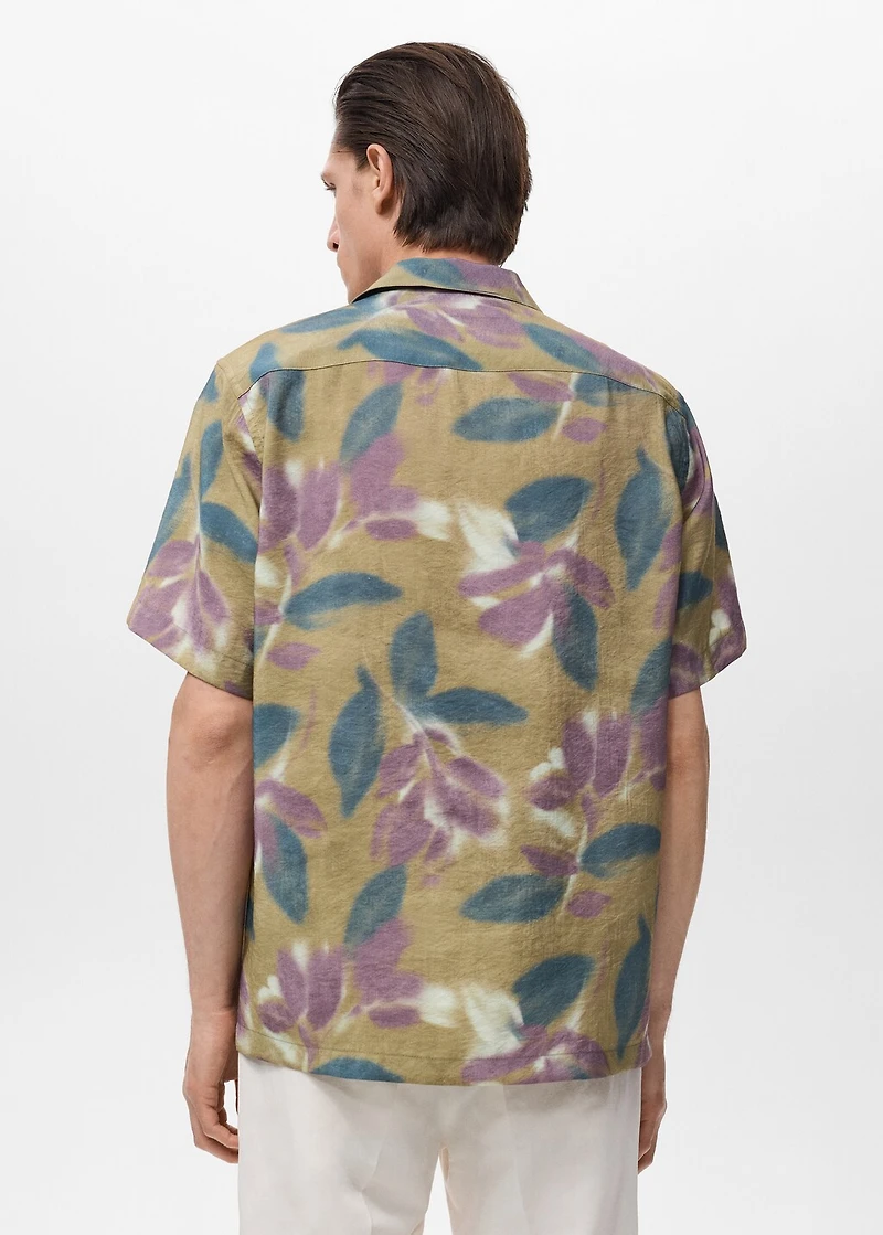 Printed short-sleeved shirt