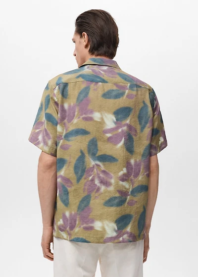 Printed short-sleeved shirt