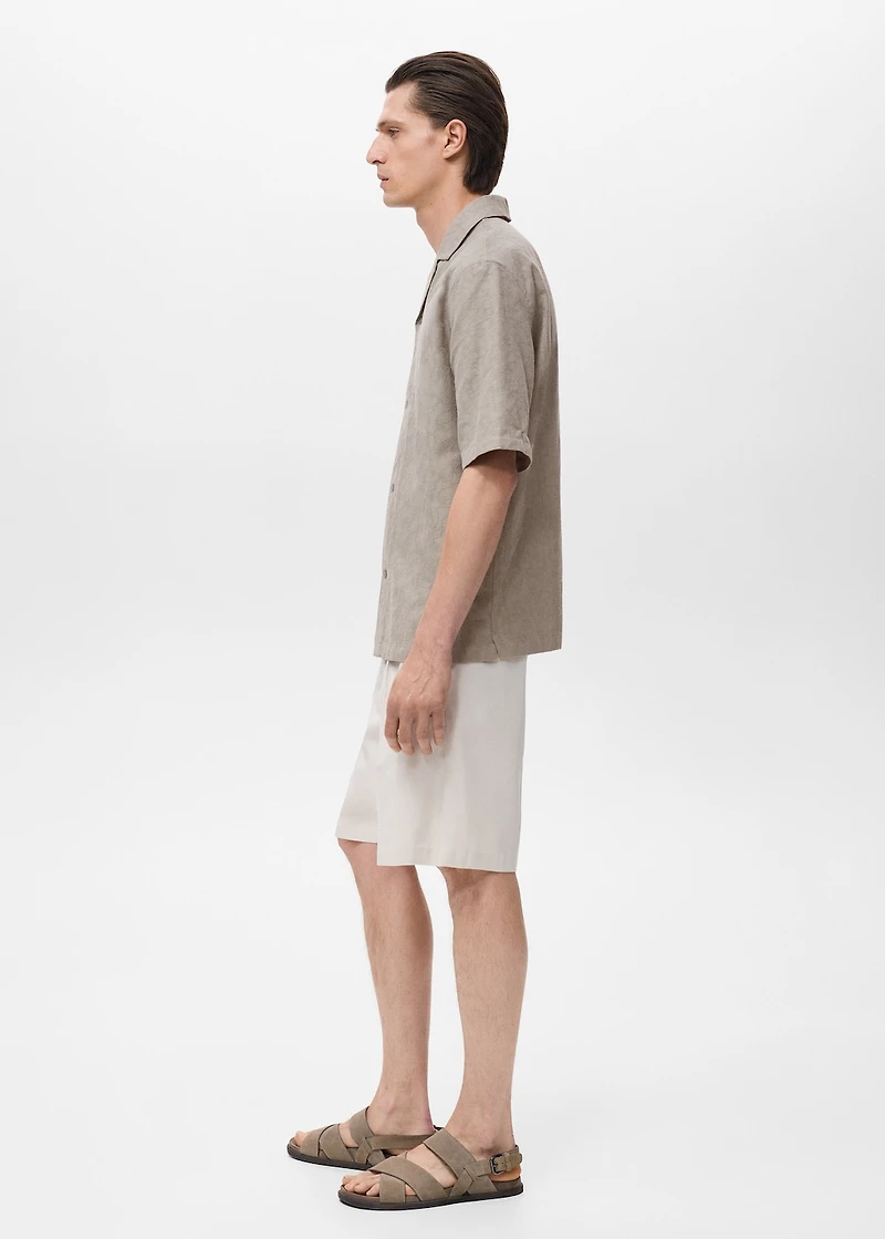 100% embroidered cotton shirt