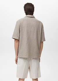 100% embroidered cotton shirt