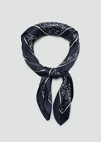 Paisley print scarf