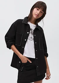 Studded denim jacket