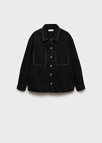 Studded denim jacket