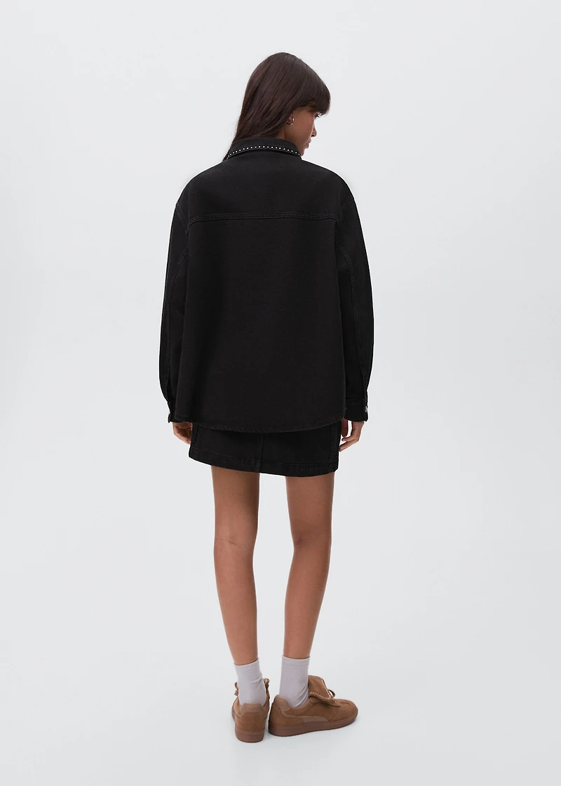 Studded denim jacket