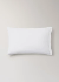 Two 200-thread count percale cotton pillowcases 50x75cm