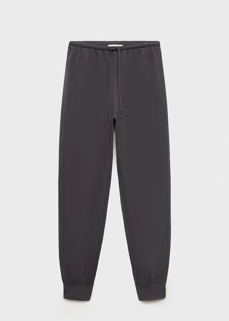 Soft-finish jogger pants