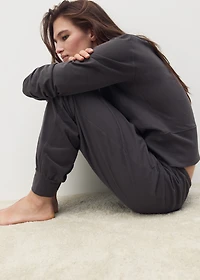 Soft-finish jogger pants