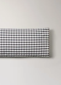 Percale cotton gingham check pillowcase 45x110 cm