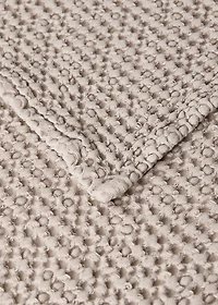 Cotton waffle garment-dyed bedspread for 90/105 cm bed