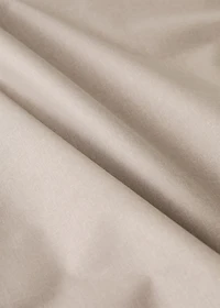 Resin-coated cotton tablecloth with overlock stitching for 8 to 10 diners