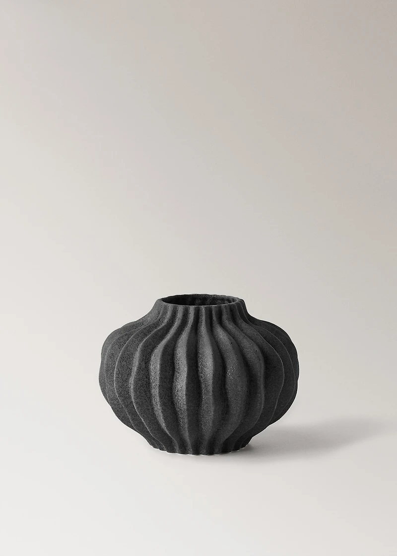 Small organic earthenware vase