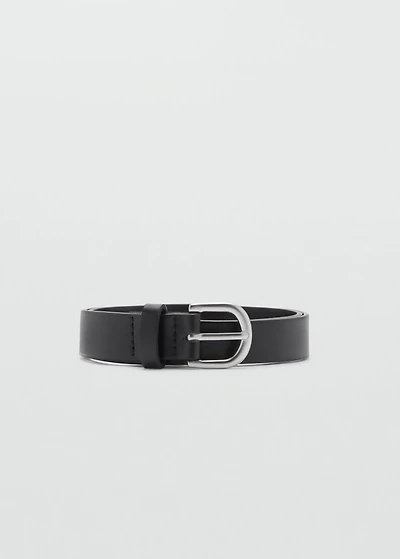 Faux-leather belt