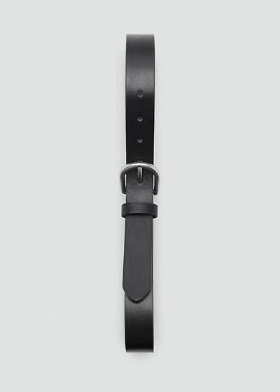 Faux-leather belt
