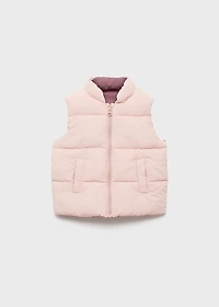 Reversible quilted vest
