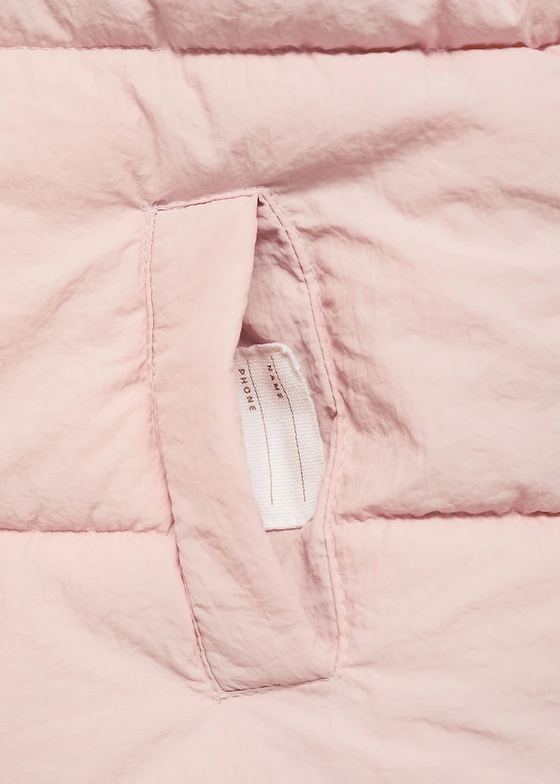 Reversible quilted vest