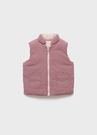 Reversible quilted vest