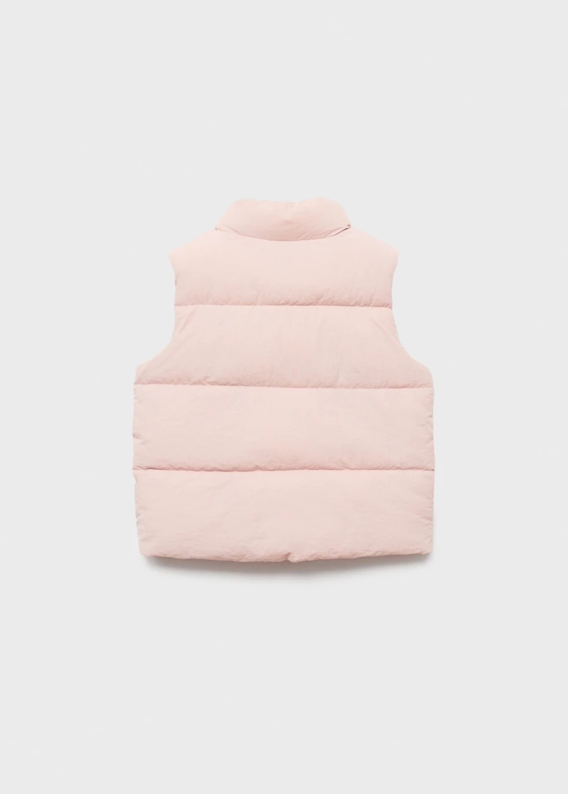 Reversible quilted vest