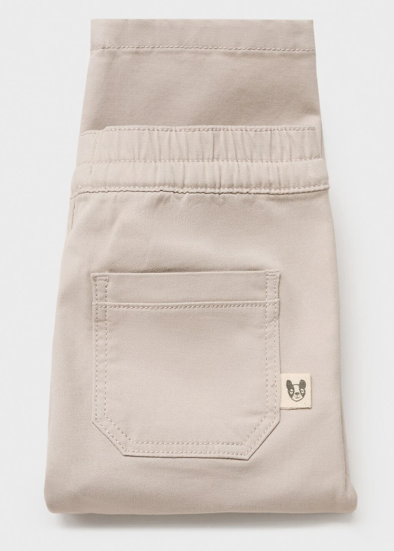 Drawstring cotton pants