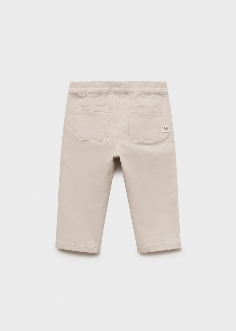Drawstring cotton pants