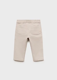 Drawstring cotton pants