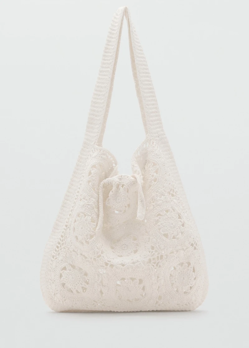 Crochet shopper bag