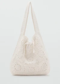 Crochet shopper bag