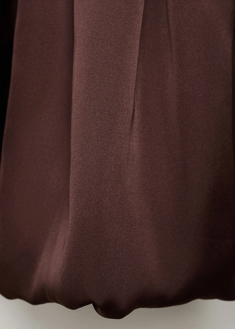 Combined fabric top with crossed back