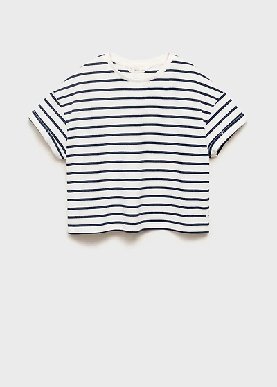 Striped short-sleeved t-shirt