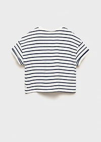 Striped short-sleeved t-shirt
