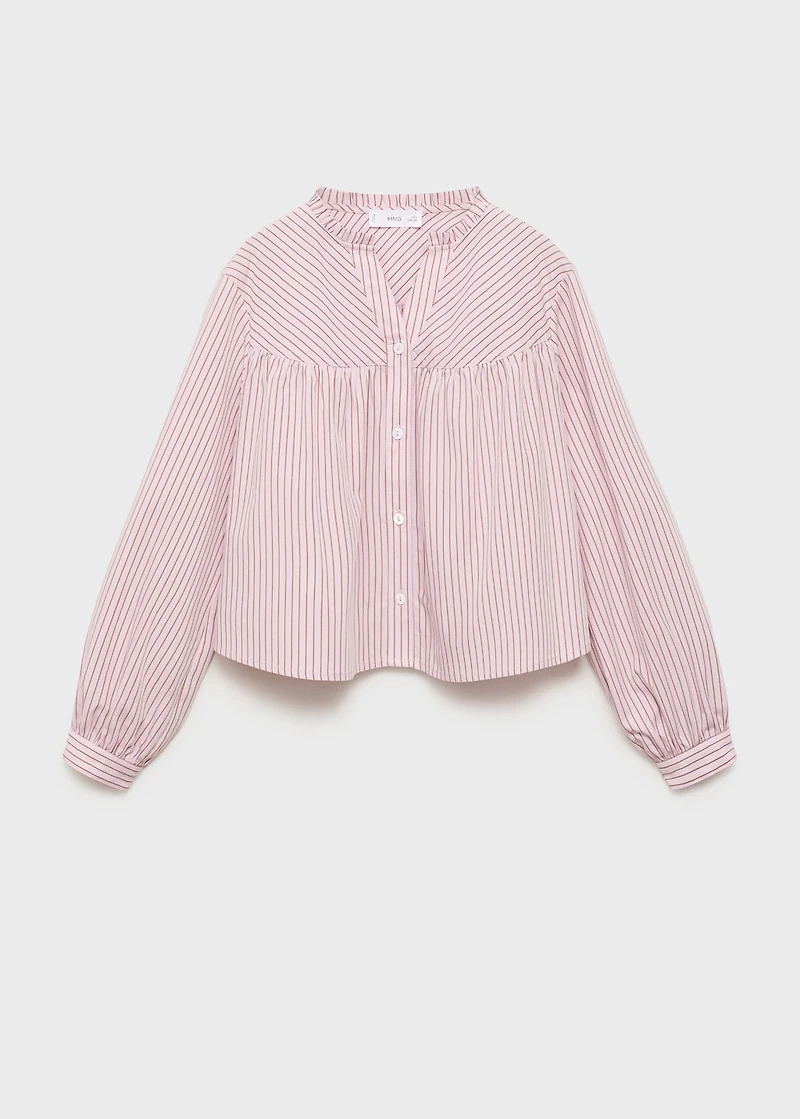 Striped cotton shirt