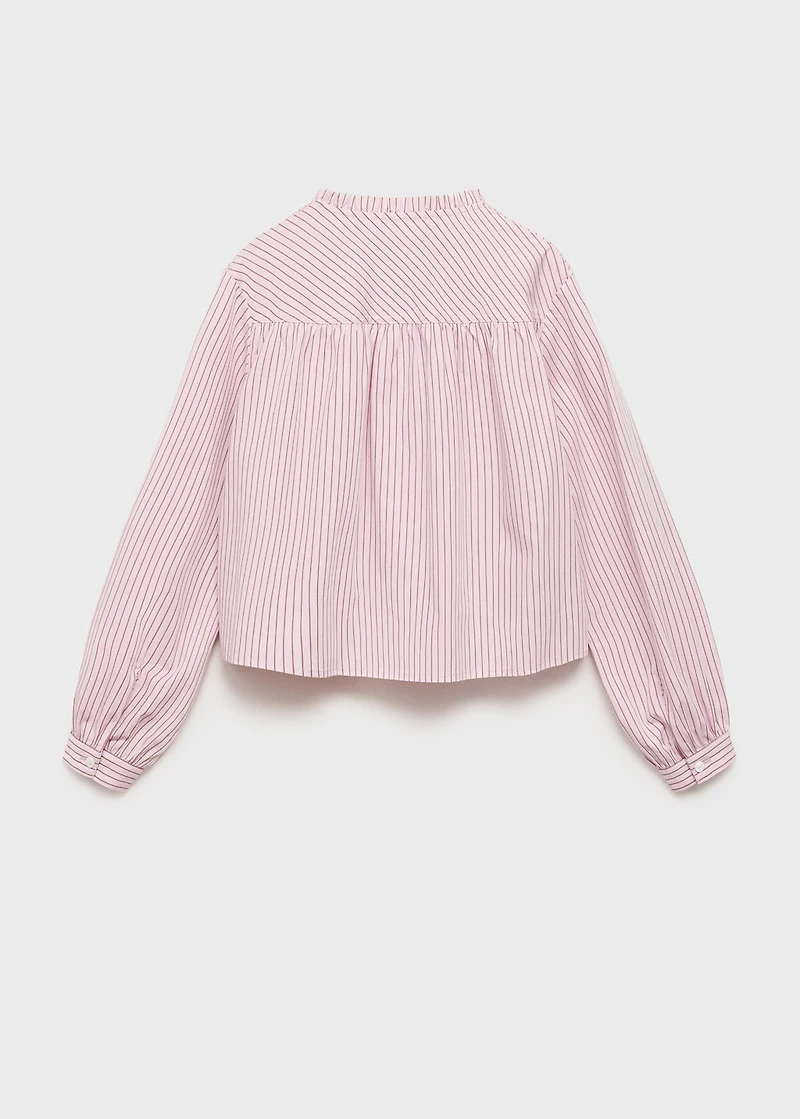 Striped cotton shirt