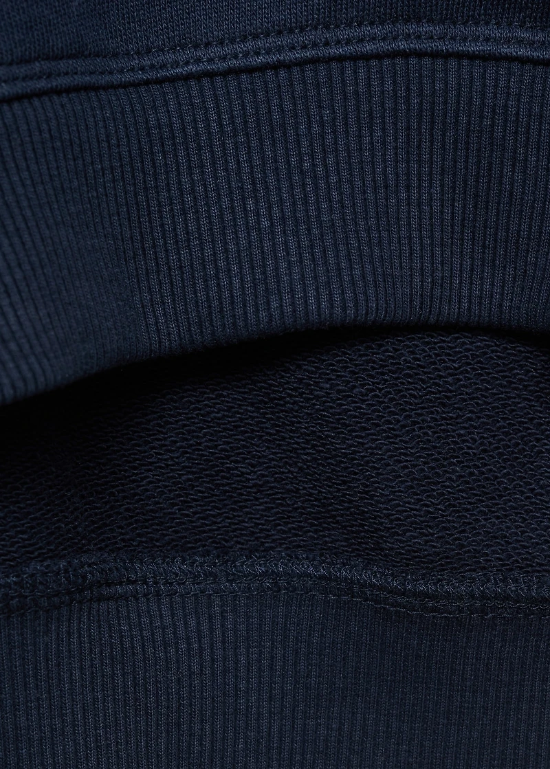 Printed cotton sweatshirt