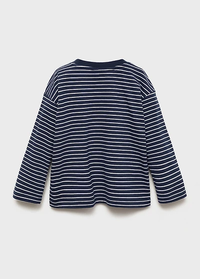 Striped cotton T-shirt