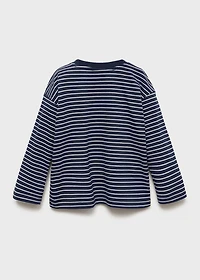 Striped cotton T-shirt