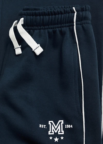 Joggers with side stripe