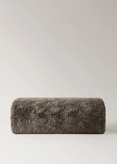 Medium faux-fur textured blanket
