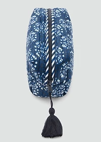 Toiletry bag with ethnic print