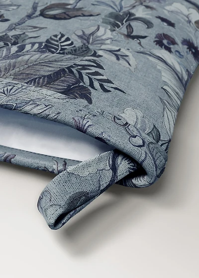 Cotton-linen printed mitt